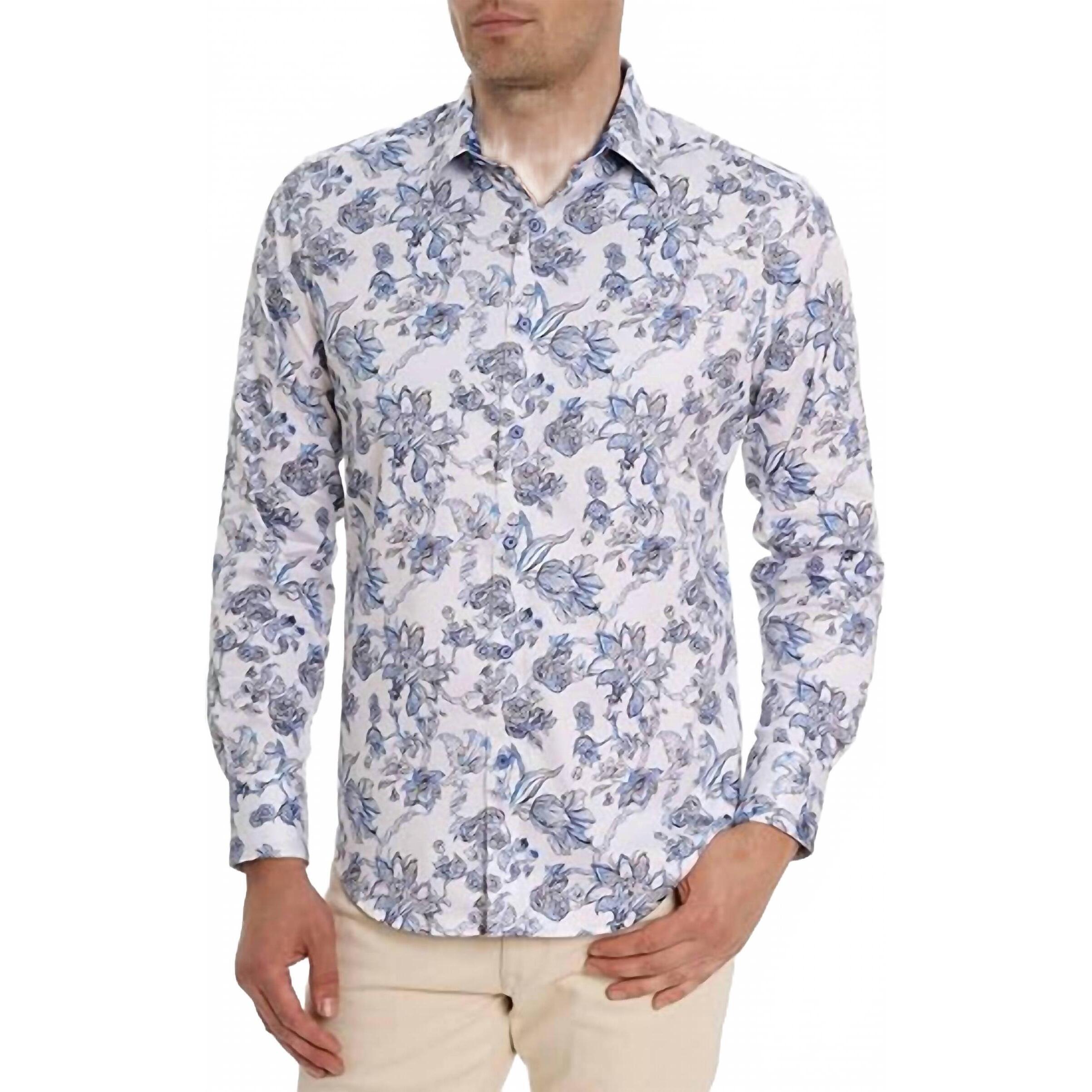 New Robert Graham Sea Bloom Long Sleeve Button Down Shirt In Multi